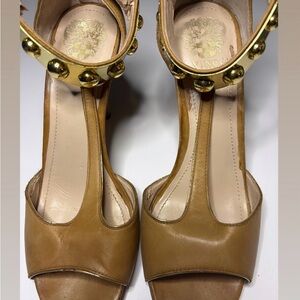 Vince Camuto Tan Leather Women's Sandals